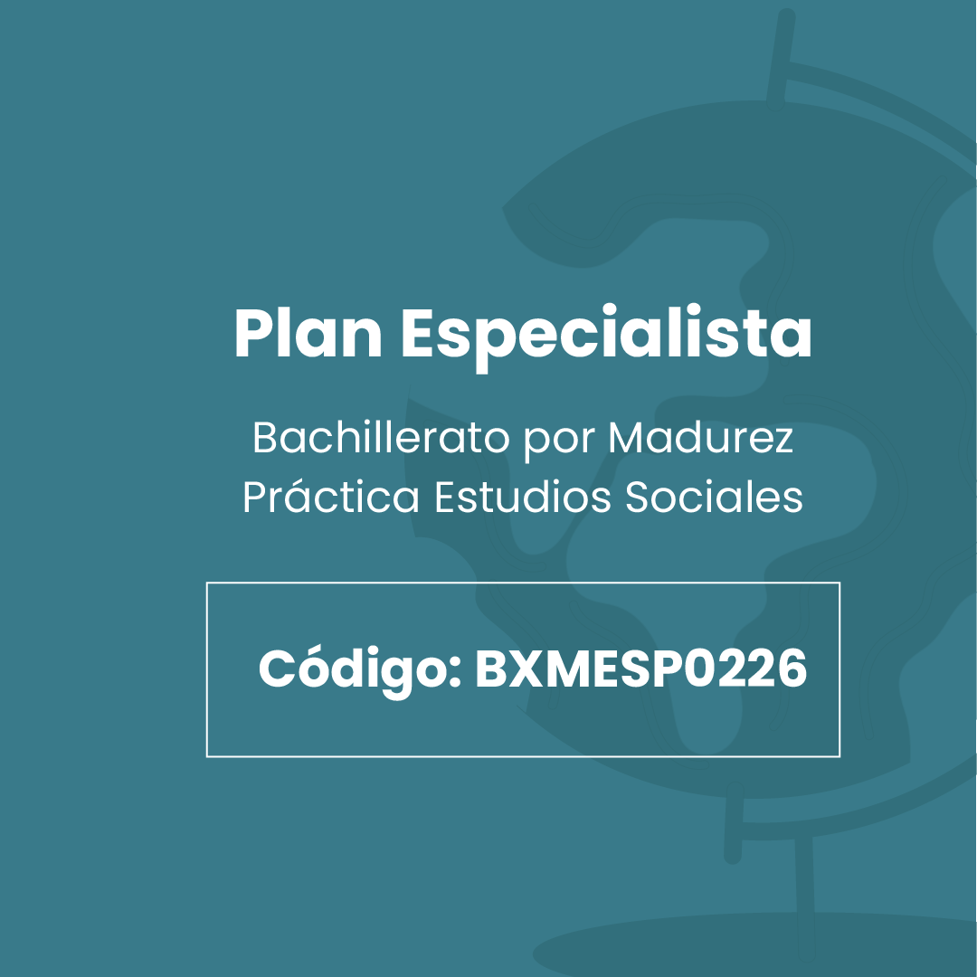Plan Especialista- Práctica Est. Soc. Codigo BXMESP0226