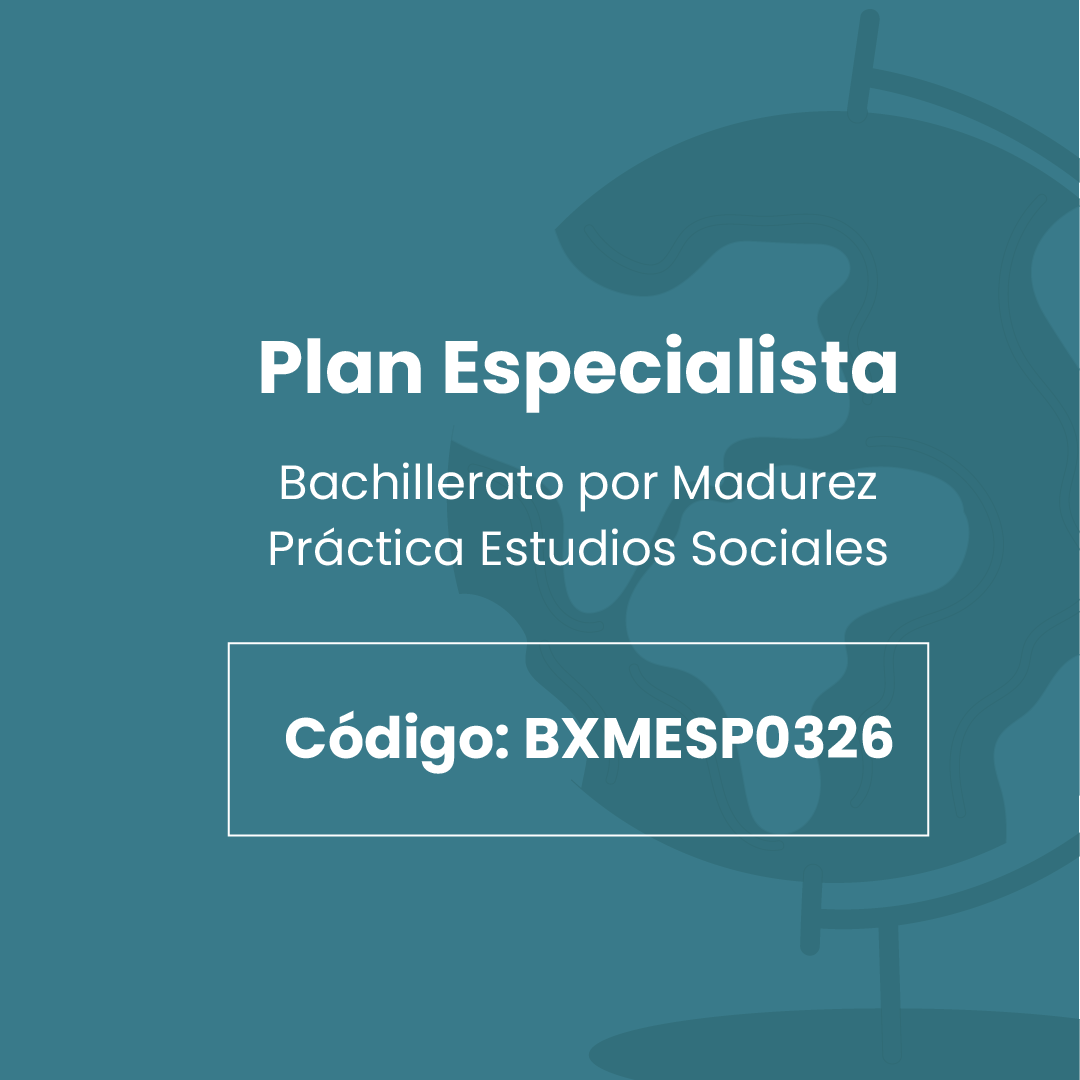 Plan Especialista- Práctica Est. Soc. Codigo BXMESP0326