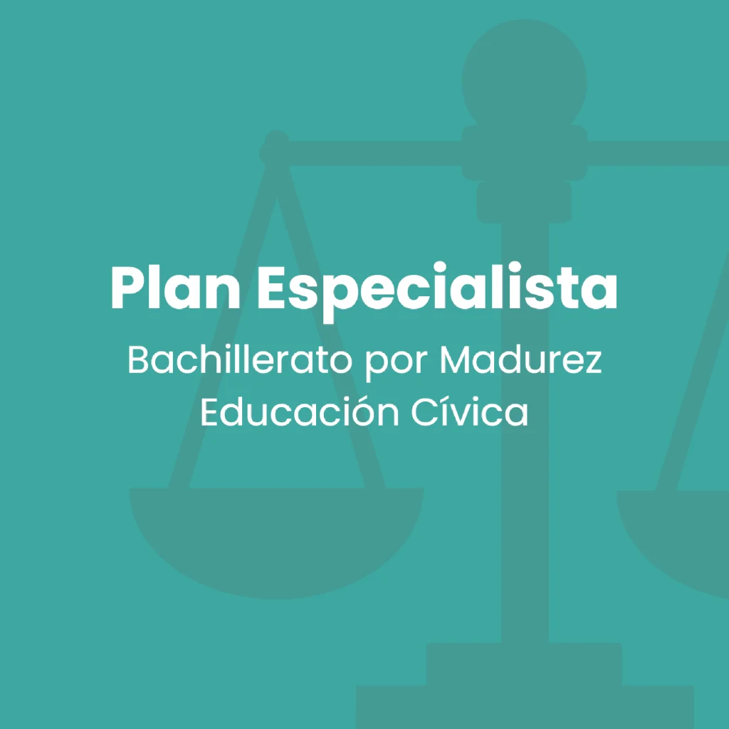 Plan Especialista - Educación Ciudadana