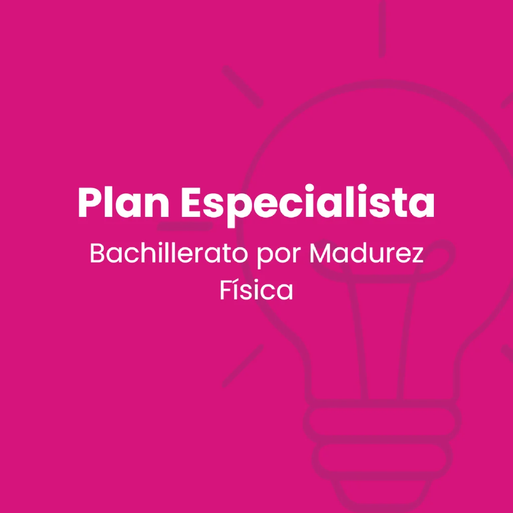 Plan Especialista - Física