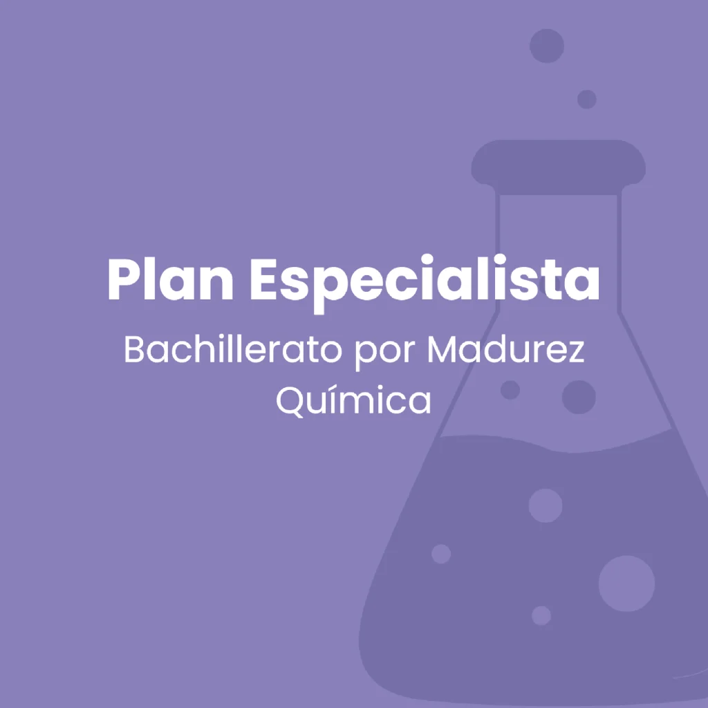 Plan Especialista - Química