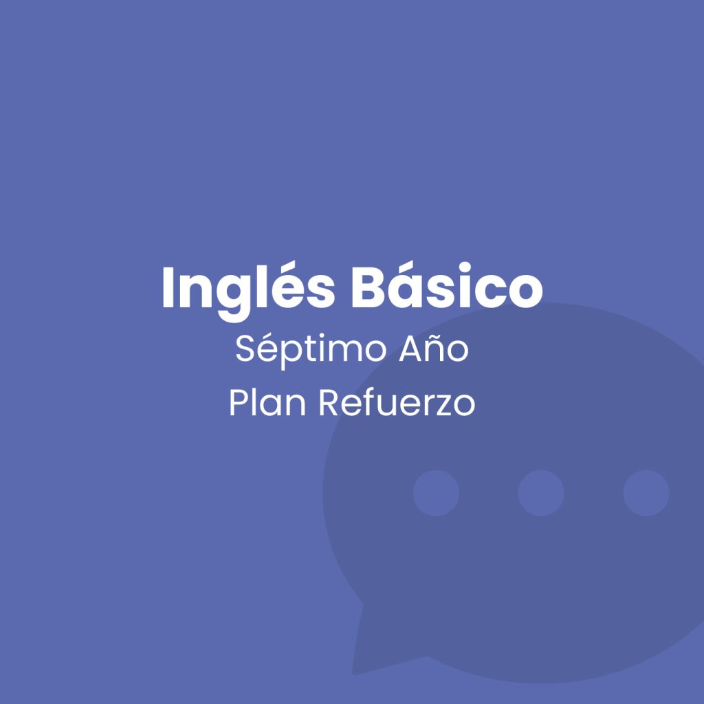 Plan Refuerzo – Inglés Básico