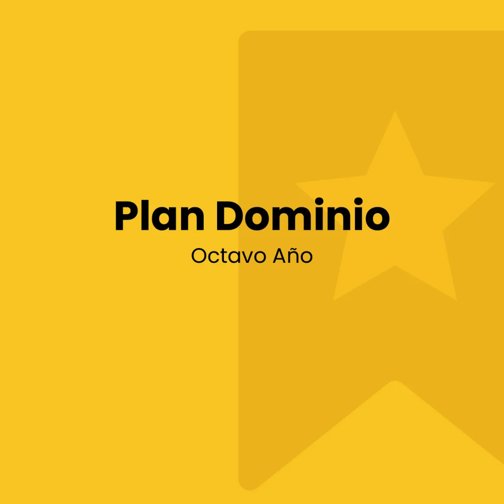 Plan Dominio de Octavo Año