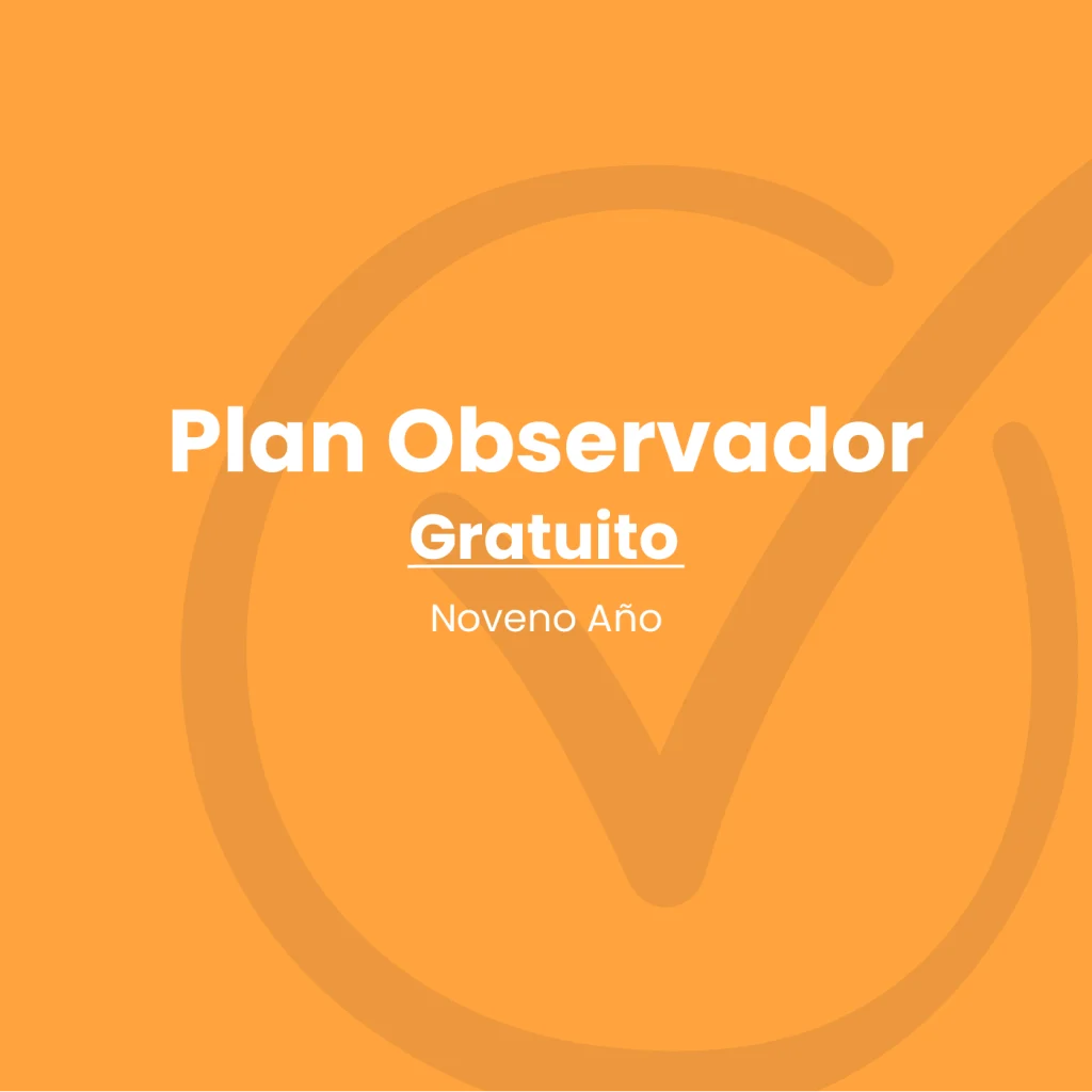 Plan Observador de Noveno Año