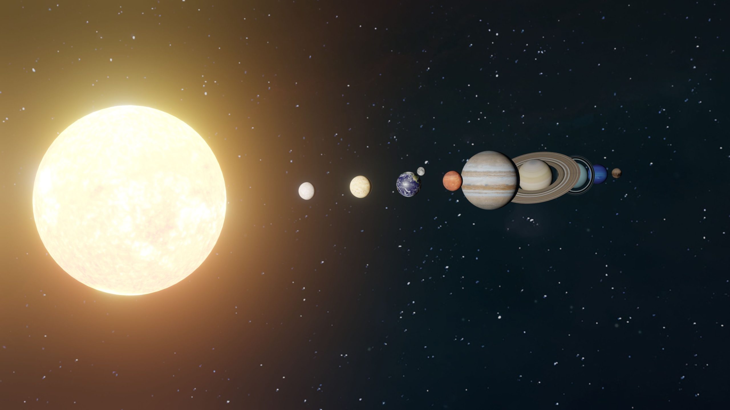 Sistema Solar: la Tierra y los demás planetas, leyes de Kepler, cometas y asteroides, y exploración espacial
