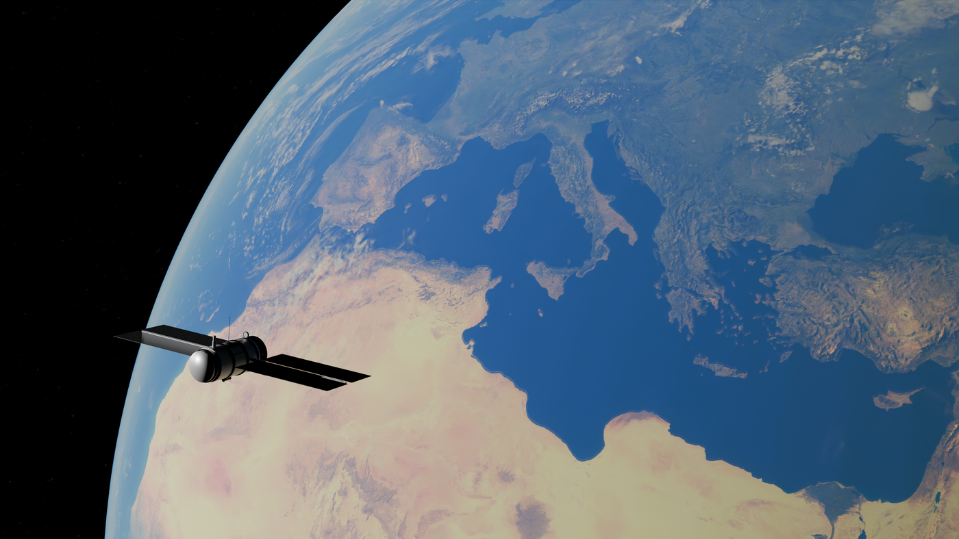 Velocidad orbital de satélites: por qué un satélite no cae